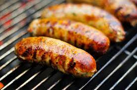 Grilled Chicken Sausage With Basil And Tomatoes Recipe Recipe Chicken Sausage Homemade Sausage Recipes Sausage