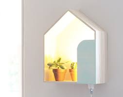 Une Lampe Etagere Murale Maison Diy Shake My Blog Lampe Murale Diy Applique Murale Etagere Murale Maison
