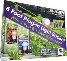 Check spelling or type a new query. Miracle Led 602671 6 Foot Single Socket Corded System Kit With One Red And 1 Blue Spectrum Wide Angle Grow Lights Green Buy Online In Bahamas At Bahamas Desertcart Com Productid 163456979
