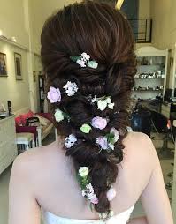 Always go for the bright pop of color. 40 Gorgeous Wedding Hairstyles For Long Hair