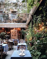 Girlinthepark Hey Davina Palma Outdoor Dining Garden West Village Italian Courtyard Restaurant Italian Restaurant Decor Restaurant Decor