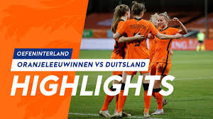 Mis niks van de wedstrijd op. Highlights Oranjeleeuwinnen Duitsland 24 2 2021 Youtube