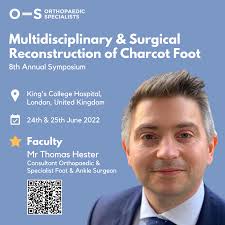 The Multidisciplinary and Surgical Reconstruction of the Charcot Foot.  Calling all surgeons, physicians, podiatrists and other allied health  professionals with an interest in multidisciplinary diabetic foot care. A  two-day Symposium delivered by