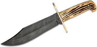 We did not find results for: Bear Son Baby Bowie 7 Damascus Blade Genuine India Stag Bone Handles Leather Sheath Knifecenter 500d 3 4