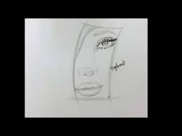 how to draw half a face cool easy drawing cool easy drawings easy drawings pictures to draw
