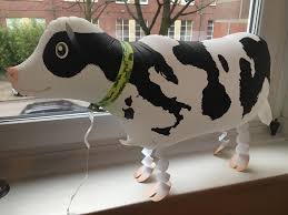 Cow Balloon With Italy Shaped Spot R Mapporn