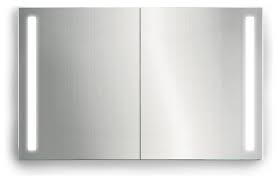 It is recessed mounted and looks perfect in any bathroom. Led Medicine Cabinet Sliding Mirror Doors Defogger And 3 Glass Shelves 48 X3 Modern Medicine Cabinets By Krugg Reflections Houzz