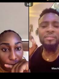 These two and their bickering😅😅 Who can translate the song MS sang,  please?😅😅 #pearlwats #mauricesam #couplegoals #tiktoknigeria🇳🇬