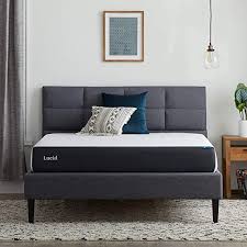 Lucid 8 Inch Memory Foam Plush Feel Ndash Gel Infusion Ndash Hypoallergenic Bamboo Charcoal Nd In 2020 Foam Mattress King Size Memory Foam Mattress Plush Mattress