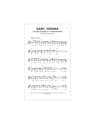 Gary Indiana Sheet Music To Download