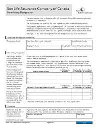 When you die, the office of federal employees' group life insurance (ofegli) will pay life insurance benefits in a particular order set by law. Life Insurance Beneficiary Form Nypro Com