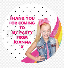 What is the most interesting, this jojo siwa phone number really works and for a few minutes i talked to her. Jojo Siwa Sweet Cone Stickers Jojo Siwa Thank You Tags Clipart 5904660 Pikpng