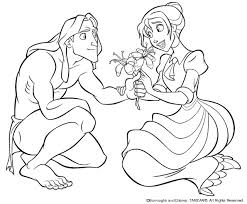 Belle beauty and the beast outline. Colour Drawing Free Wallpaper Disney Beautiful Lovely Couple Mickey Mouse And Minnie Mouse Coloring Pages