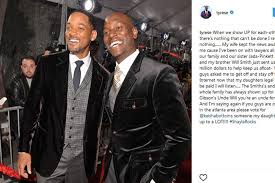 Jada pinkett ist mehr bekannt als die ehefrau von will smith, aber in wirklichkeit ist diese vierundvierzig jahre alte schönheit eine schauspielerin. Tyrese Gibson Erhalt Finanzielle Unterstutzung Von Will Smith