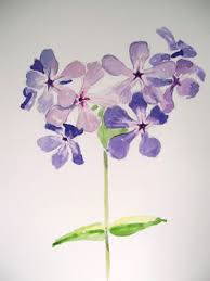 Let S Paint Woodland Phlox Step By Step Watercolor Watercolor Disney Flower Painting