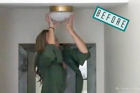 Here you'll find ceiling light and lamp shades in a variety of designs and colours, allowing you to add impact to any. Diy Ceiling Light Shades Aka Hide Your Ceiling Hooters The Heathered Nest