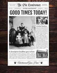 Google Docs Old Newspaper Template Newspaper Template Newspaper Layout Newspaper Front Pages