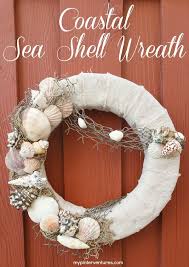 Coastal Sea Shell Wreath Seashell Wreath Shell Wreath Wreaths