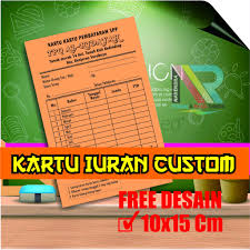 Berjualan makanan contoh bisnis sampingan malam hari yang tidak akan pernah ada matinya. Kartu Iuran Custom Spp Kas Rt Sumbangan Bimbel Free Desain Shopee Indonesia
