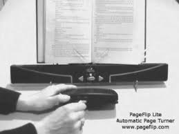 The Pageflip Lite Automatic Page Turner Works With Conventional Printed Books Unlike Our Other Products Wh Page Turner Digital Sheet Music University Project