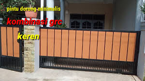 Maybe you would like to learn more about one of these? Pembuatan Pintu Dorong Minimalis Kombinasi Grc Keren Youtube