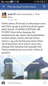 Alhamdulillah prosesi pengalungan bunga sudah selesai. Di Halau Ketua Kampung Pasangan Pengantin Langkau 2 Surau Jalani Majlis Akad Nikah Berita Viral