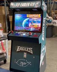 This is a very important feature when building game systems and cocktail arcade systems as computer monitors do not support these features. 2 Player Slim Stand Up Arcade Machine 3500 Games 32 Lcd Monitor Trackball Product Code 176135 Price 3 050 Shop Here Https Bit Ly 3djloeq