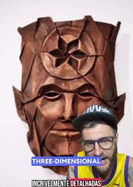 Máscaras de Origami por Fynn Jackson