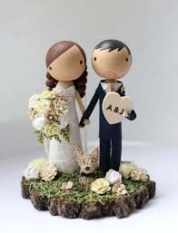 Most Adorable Custom Wedding Cake Toppers Ever Custom Wedding Cake Toppers Wedding Cake Toppers Doll Cake Topper