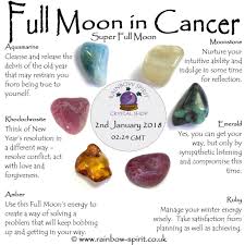The themes surrounding this moon are release, letting go, and forgiveness. Pin By Laurie Mcbee On American Witchcraft Crystal Healing Stones Full Moon In Cancer Cancer Moon