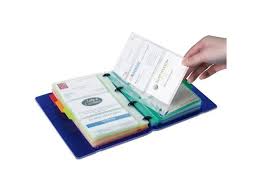 Great savings & free delivery / collection on many items. Mylifeunit Business Card Holder Book Name Card Organizer Book With Five Color Index Tabs 120 Cards Blue Newegg Com