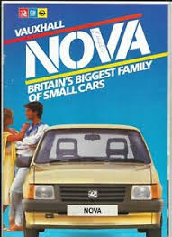Details About Vauxhall Nova Sales Brochure 1985 Complete With Colour Chart