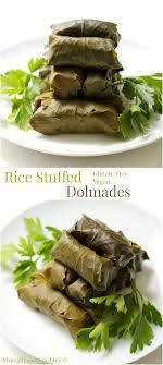 Vegan Rice Stuffed Dolmades Recipe In 2020 Food Dolmades Recipe Vegan Rice
