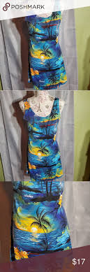 Baba Hawaii Amazing Tropical Hawaiian Dress Med Hawaiian Dress Hawaii Dress Dresses