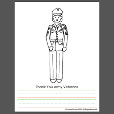 On this federal holiday in the usa, many american workers and. Thank You Veterans Coloring Pages