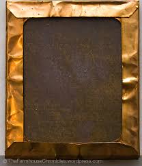 Check out our copper picture frame selection for the very best in unique or custom, handmade pieces from our craft supplies & tools shops. Tintype In Copper Frame The Farmhouse Chronicles