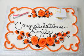 Gr19 Graduation Sheet Cakes Rose Cake Colorful Cakes