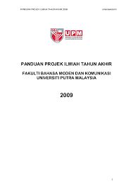 Beli , masuk peti sejuk lepas tu nanti boleh goreng. Pdf Panduan Projek Ilmiah Tahun Akhir Saya As Academia Edu