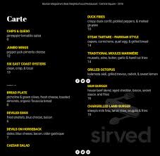Brick and mortar (also bricks and mortar or b&m) refers to a physical presence of an organization or business in a building or other structure. Brick Mortar Menu In Cambridge Massachusetts Usa