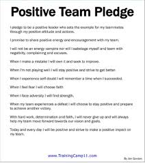 Team Pledge Pledge Positive Energy Positivity