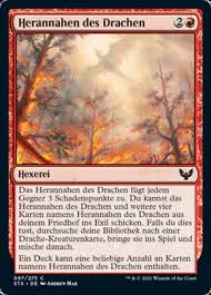 Find great deals on ebay for magic the gathering card deck. Herannahen Des Drachen Dragon S Approach Strixhaven School Of Mages Stx 97 Scryfall Magic The Gathering Search