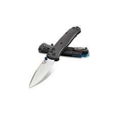 The end that is arced should be pointed upward so that the tip of the pick can work at pushing the lock pins up. Benchmade Bugout Knife Family 535 Knives Series Benchmade Knife Company