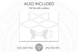 Download Free Svgs Download Butterfly Bow Template Svg Cut Files Free Design Resources