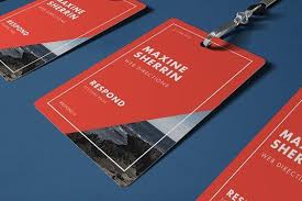 Custom Online Printing Services 4over4 Com Event Badge Design Conference Badges Design Name Tag Design