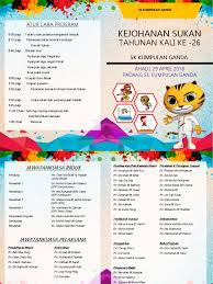 Click to view in fullscreen. Buku Program Hari Sukan 2018