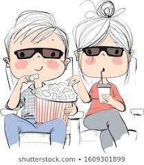 Girl Boy Watching Movie Movie Theater Stock Vector Royalty Free 1609301899 In 2020 Cartoon Photo Cartoon Wallpaper Cartoon