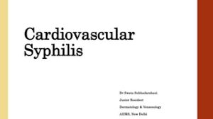 Image result for Cardiovascular Syphilis