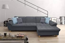 Ideal, wenn unerwartete gäste vor der tür stehen oder dein kind seine freunde zur übernachtungsparty einladen. Farini Ecksofa Polstergarnitur Couchgarnitur Sofa Couch Steel Blau Grau Kaufen Bei Froschkonig24 Gmbh