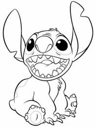 Lilo and stitch coloring page. Happy Stitch In Lilo Stitch Coloring Page Download Print Online Coloring Pages For Free Color Nimbus