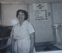 The roast beef concession stand at Palisades Amusement Park (1964)